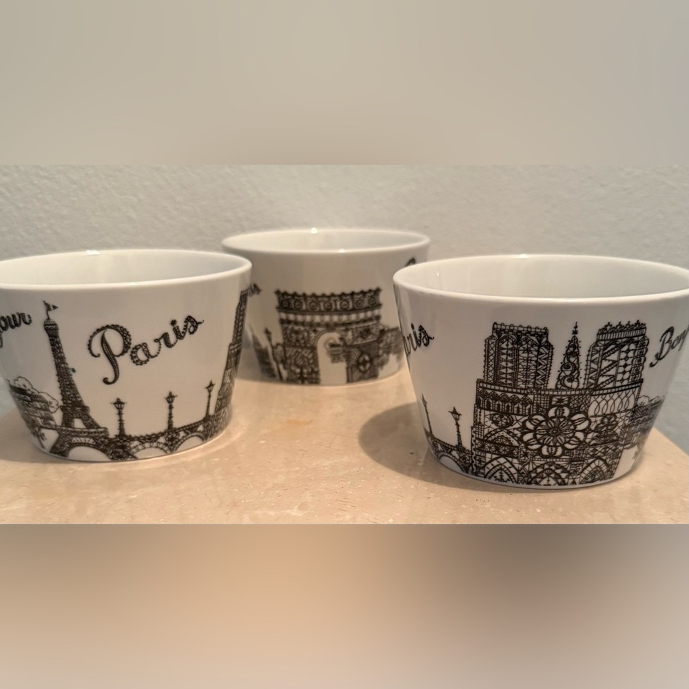 (3) 222 Fifth soup bowls. 4.5”